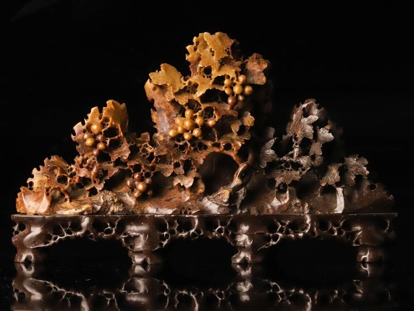 流】天然珊瑚 珊瑚彫刻鳳凰置物 高さ17cm 重量147g TM240 | JChere雅虎 