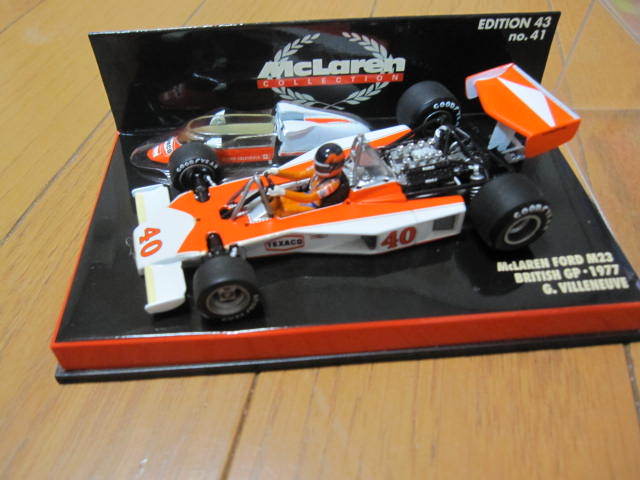 ミニチャンプス 1/43 マクラーレン M23 イギリスGP 1977 G