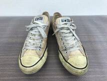 A-36/ 当時物！CONVERSE ALLSTAR コンバースオールスター ローカットスニーカー 8 1/2_画像3