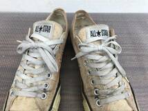 A-36/ 当時物！CONVERSE ALLSTAR コンバースオールスター ローカットスニーカー 8 1/2_画像4