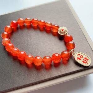 * red ..* bracele * Power Stone * natural stone * pouch attaching * in present .021B7131