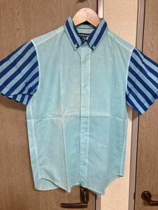 【MACKDADDY】日本製 半袖シャツ Mサイズ BD ボタンダウン made in japan 裏原 ストリート ゴルフ golf cotton マックダディ