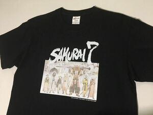 希少！ 非売品 SAMURAI7 プリント Tシャツ 黒澤明 サムライセブン 7人の侍 50周年記念 Y2K 00s GONZO ゴンゾ 草彅 琢仁 アニメ 04