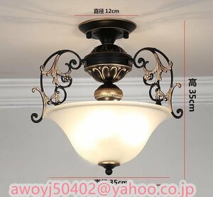  Northern Europe pendant light retro chandelier stylish glass shade attaching lighting equipment 