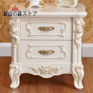 Art hand Auction Very good condition ★ Bedside chest, night table, princess, rococo style, cat's feet, Handmade items, furniture, Chair, chest of drawers, chest