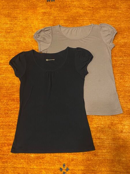 アパートバイローリーズ・GU/パフスリーブ Tシャツ 2枚セット・Lサイズ