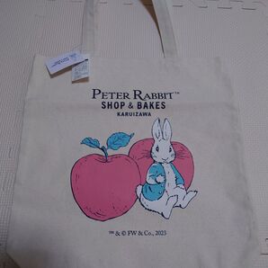 ピーターラビット 軽井沢 軽井沢限定 トートバッグ りんご SHOP&BAKES