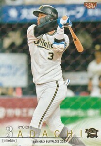 BBM 2023 オリックス・バファローズ 安達了一 B40 キラカード