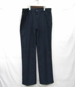 70s サイズ W38 L34 Levi's STA-PREST スタプレ スラックス パンツ フレア ネイビー リーバイス 古着 ビンテージ 3JU0206