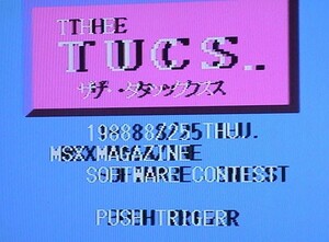 【即決】MSX2 ザ・タックス THE TUCS.〔MSXマガジン ASCII・TAKERU〕