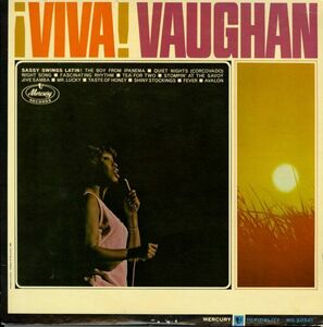 USオリジナルLP！MONO盤 Sarah Vaughan / Viva! 64年【Mercury / MG 20941】サラ・ヴォーン ジャズ・ボーカル ラテン ブラジル ボサノヴァ