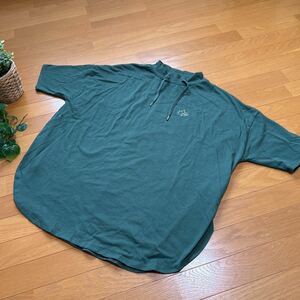 [ new goods prompt decision ] Logos Dayz poncho manner short sleeves T-shirt L size green Logos days