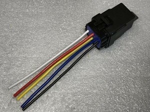 【W-5PR】防水 5極リレー 5P 車載リレー C接点リレー DC12V 送料290円～ 検) フォグランプ 電装 自作 オプション 追加