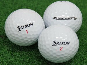 Aランク スリクソン SRIXON DISTANCE ホワイト 2022年モデル 30個 球手箱 ロストボール