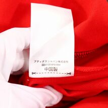 adidas アディダス サッカー ドイツ代表 DEUTSCHER FUSSBALL BUND 2014-2015 半袖 ポロシャツ Sz.M　メンズ 赤　I3T00183_6#A_画像9