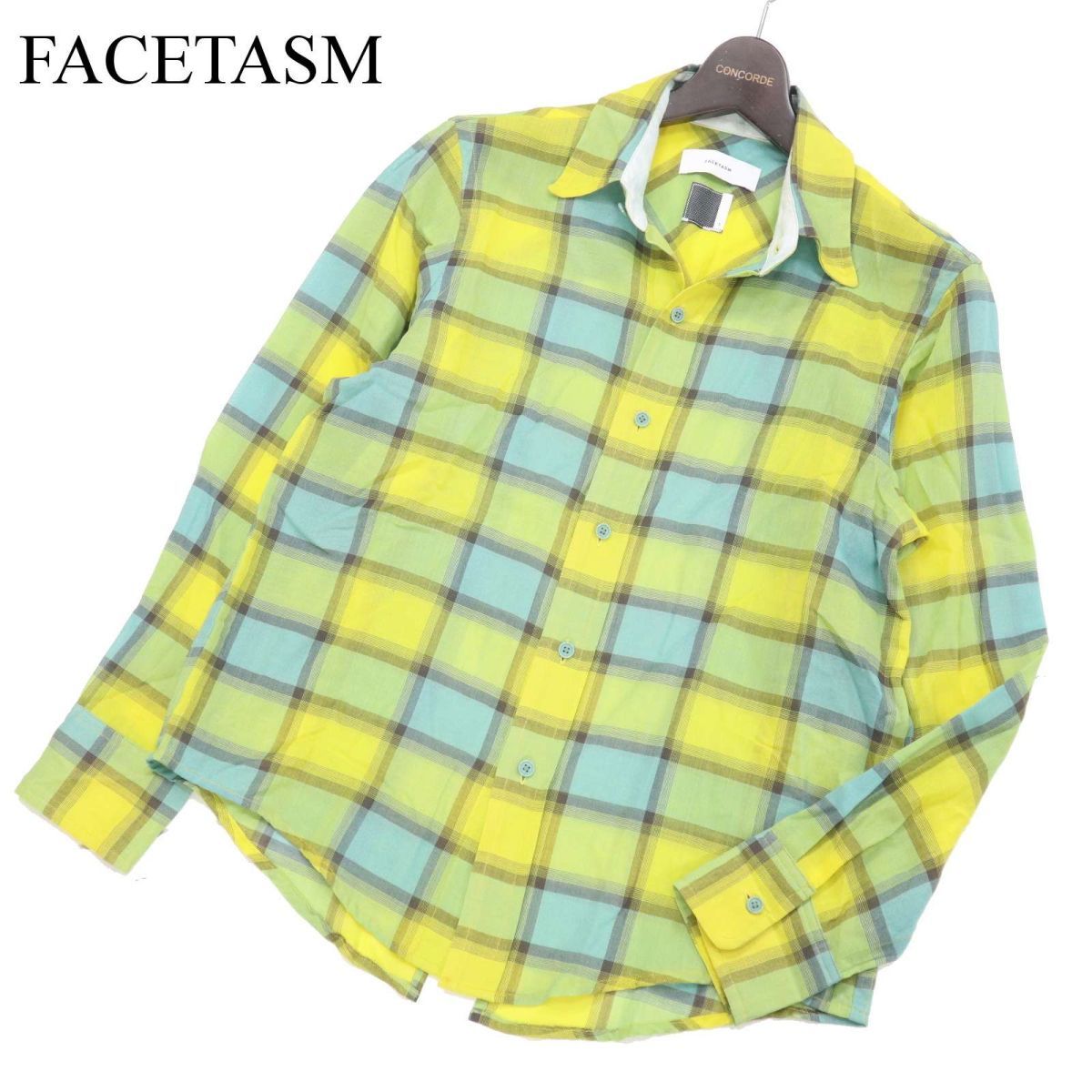 2023年最新】Yahoo!オークション -facetasm チェックシャツ(長袖シャツ
