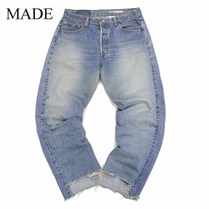 MADE by sunny side up サニーサイドアップ カットオフ★ ビンテージ リメイク デニム パンツ ジーンズ Sz.1　メンズ 日本製　I3B00190_7#R