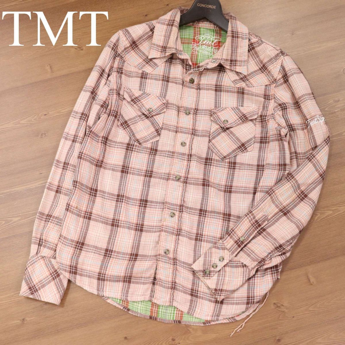 2023年最新】ヤフオク! -TMT チェックシャツ m(ファッション)の中古品