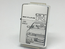 送料無料 ZIPPO[ジッポー]両面加工 ZP GT-R BNR32 スカイライン_画像1