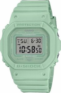 国内正規品 CASIO G-SHOCK カシオ Gショック スクエア 小型 薄型 ワントーン グリーン ユニセックス腕時計 GMD-S5600BA-3JF