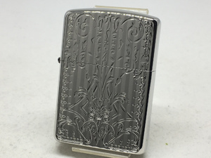 送料無料 ZIPPO[ジッポー]アーマー両面柄違い加工 Victorian B プラチナメッキ