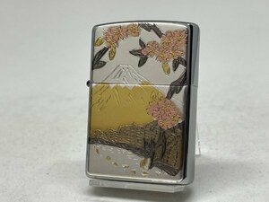 送料無料 ZIPPO[ジッポー]伝統工芸 電鋳板 富士桜(ふじざくら)