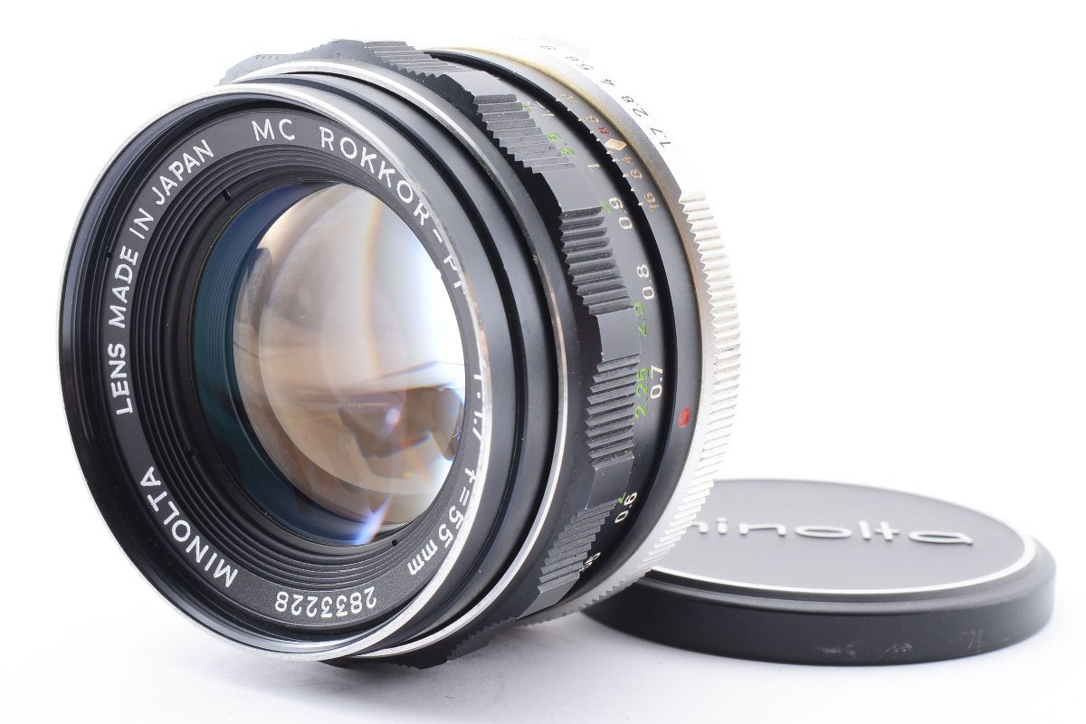A良品】ミノルタMinolta MC ROKKOR-PF 58mm F/1.4 大口径高級単焦点