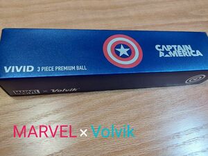 MARVEL ×Volvik　キャプテンアメリカゴルフボールセット