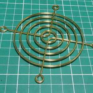 ファンガード 8cm角ファン用 GOLD ゴールド 金色 CASE 組み立て 自作 DIY 200801201