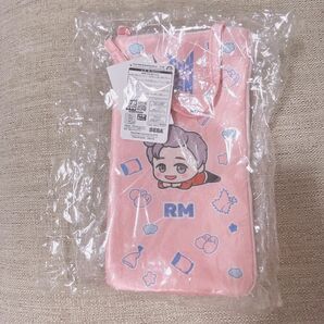 BTS RM エクストラマルチポーチ　ピンク　韓流　KPOP ブライズ品　セガ　韓国　アイドル