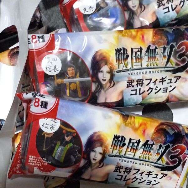 戦国無双3 武将フィギュアコレクション ローソン限定全8種 新品未開封