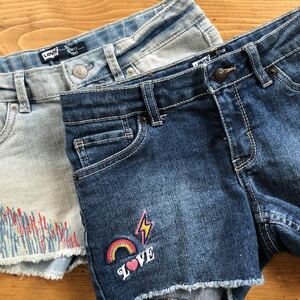 最終セール！★リーバイス・キッズ★ショーティー・ショート★Levi's Shorty Short★12 REG★2枚セット★美品★Levi's リーバイスKids★