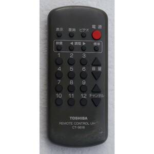 東芝 TOSHIBA テレビ リモコン CT-9618