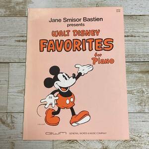 SA10-165 ■ 洋書　WALT DISNEY FAVORITES for Piano ■ ウォルト・ディズニーの人気者　バスティン 【同梱不可】