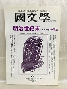 e03-08 / 国文学 解釈と教材の研究　平成7/9　明治世紀末 イメージの明治　1995年