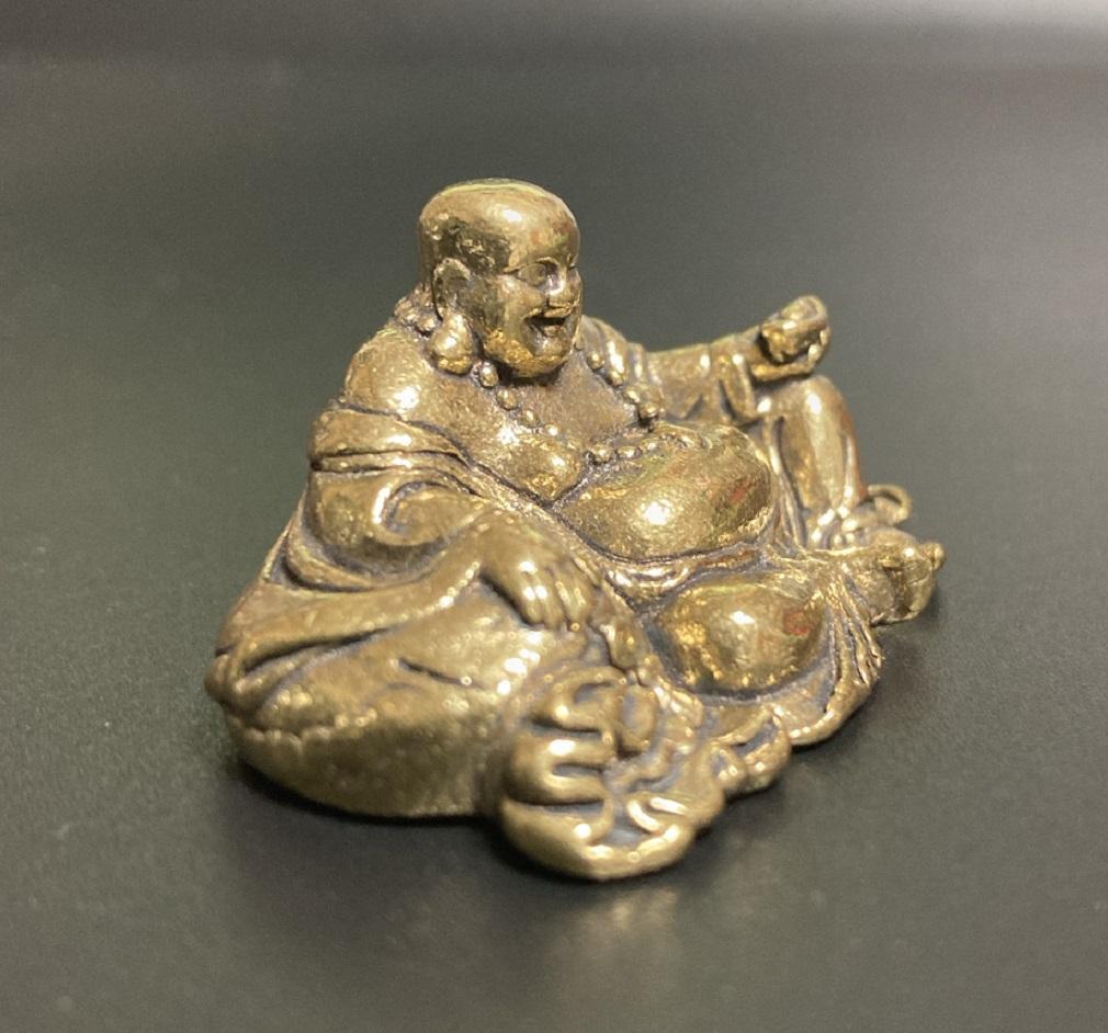 七福神布袋様布袋尊真鍮製置物古銅幸運金運アップ風水財| JChere雅虎