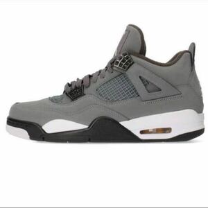 ナイキ NIKE AIR JORDAN 4 RETRO COOL GREY 308497-007 サイズ:27.5cm エアジョーダン4クールグレースニーカー 中古 OM10