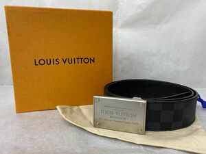 ルイヴィトン ベルト サンチュール アンヴァントゥール 40MM 85サイズ リバーシブル ダミエ LOUIS VUITTON