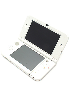 箱説なし】Ｎｅｗニンテンドー３ＤＳ ＬＬ パールホワイト／本体（携帯