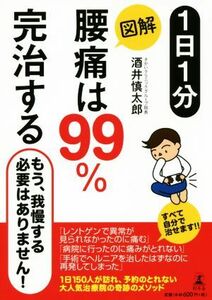 １日１分　図解　腰痛は９９％完治する もう我慢する必要はありません！／酒井慎太郎(著者)