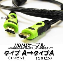 高品質 テレビ ディスプレイ モニター パソコン プロジェクター DVD ブルーレイ レコーダー ゲーム HDMI ケーブル タイプA 1.5m_画像3