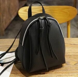  rucksack shoulder bag Mini rucksack bag black small articles storage stylish bag new goods 