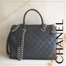 極美品★ シャネル CHANEL 2way ショルダーバッグ ハンドバッグ 31 RUE CAMBON ブラック マトラッセ ラム / ブランド メンズ レディース_画像1