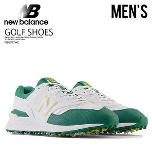 ■新品■NEW BALANCE ニューバランス NBG997 GOLF SHOES■ゴルフシューズ メンズ■27.5cm■ホワイト■NBG997 ▲