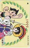  телефонная карточка телефонная карточка Astro Boy Ribon no Kishi Kinki Bank 1999 CAT11-0146