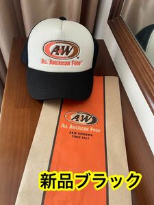 A&W エーアンドダブリュー メッシュキャップ ブラック　エンダー　沖縄限定