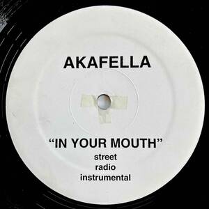 Akafella / In Your Mouth c/w In The World【12''】1996 / US / Stress Entertainment / **** / 検索：333yen vinyl