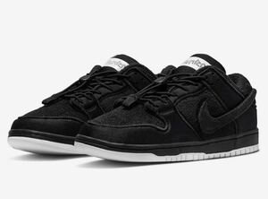 Gnarhunters × Nike SB Dunk Low Black/White ナーハンターズ × ナイキ SB ダンク ロー ブラック/ホワイト US6 24cm