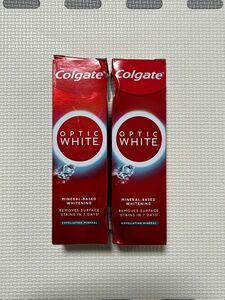 コルゲート オプティックホワイト プラスシャイン100g×2本　歯磨き粉