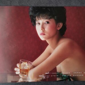 1984年 斉藤慶子 サントリー HAIG カレンダー 